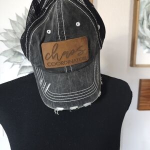 Chaos Coordinator Black and Brown Cap